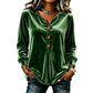 ✨Fresh Drop  70% OFF⚡50K+ SOLD 🛍️ Relaxed Velvet Blouse - Lightweight & Neat Finish for Everyday Elegance