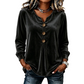 ✨Fresh Drop  70% OFF⚡50K+ SOLD 🛍️ Relaxed Velvet Blouse - Lightweight & Neat Finish for Everyday Elegance