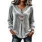 ✨Fresh Drop  70% OFF⚡50K+ SOLD 🛍️ Relaxed Velvet Blouse - Lightweight & Neat Finish for Everyday Elegance