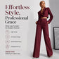 💗LAST DAY SALE 60% OFF⚡50K+ SOLD💕🍂 Fall Essential | Women's High-Waisted Striped Wide-Leg Pants