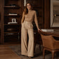 💗LAST DAY SALE 60% OFF⚡50K+ SOLD💕🍂 Fall Essential | Women's High-Waisted Striped Wide-Leg Pants