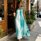 🌈2026 Summer Hot Sale 50% OFF!✨Women's Plus Size Sleeveless Striped Dress