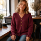 💖2026 Autumn’s Sale 70% OFF✨🍂Women’s V-Neck Knit Jumper – Flattering, Cosy & Effortlessly Chic