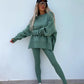 🏆Flash Sale⚡50K+ SOLD! Almost Gone💥🔥Women's Long Sleeve Printed Sweatshirt and Leggings 2-piece Set