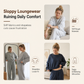 🍂Autumn Hot Sale 70% OFF🔥✨ Cropped Hoodie, Flattering Wide-Leg Drape | Women's Knit 2-Piece Set ⚡🌙!!Sizes up to 5XL!!