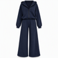 🍂Autumn Hot Sale 70% OFF🔥✨ Cropped Hoodie, Flattering Wide-Leg Drape | Women's Knit 2-Piece Set ⚡🌙!!Sizes up to 5XL!!