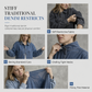 👖LAST DAY 60% OFF👗Women's Oversized Denim Mock Neck Mini Dress