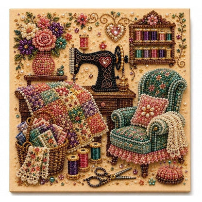 ⏳LAST DAY SALE ONLY ￡8.99!!🔥Whispering Room Diamond Art Kit ✨🖼️Mindful Craft for Calm Evenings🌿