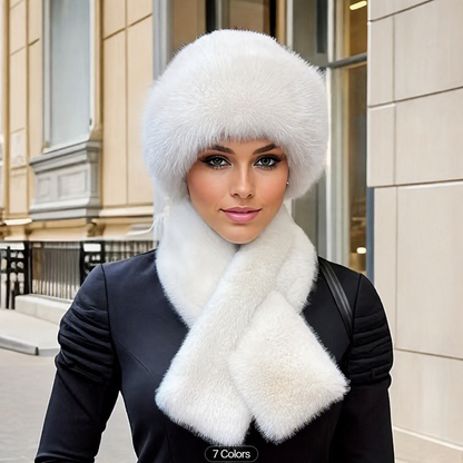 👒LIMITED-TIME 50% OFF!✨Winter Plush Thickened Scarf and Hat Warm Set