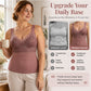 🏆🔥Only £9.99 Last Day Promotion!🎁✨Thermal Camisole with Built-In Bra – Slim Fit, Warm & Supportive