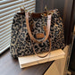 🎁💥Last Day Sale 50% Off💥Large Capacity Tote Bag with Leopard Print