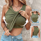 🏖️🍹Summer Hot Sale - Up to 70% OFF⚡50K+ SOLD!🎁Ribbed Stretchy Tank Top with Shelf Bra
